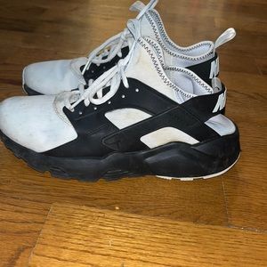 Nike Air Huarache Run Ultra SE 875841-100 Ivory Running Shoes Sneakers Mens 8.5